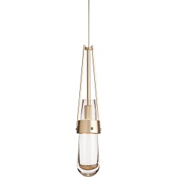 Hubbardton Forge Link Soft Gold Adjustable Mini Pendant found on Bargain Bro from Lamps Plus for USD $514.98