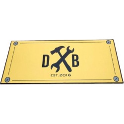 Tools Double-Width Personalized Doormat