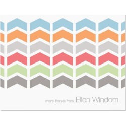 Chic Chevron Thank You Card