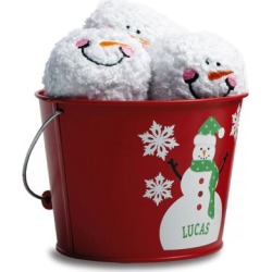 Snowman Indoor Snowball Fight Kit by Designer Maureen Anders