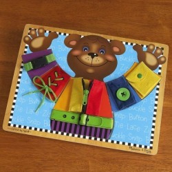 Melissa & Doug® Wooden Dress Me Board