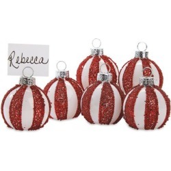 Peppermint Twist Place Card Holders