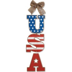 Patriotic USA Hanging Sign