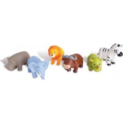 6 Elegant Jungle Party Baby Bath Squirties
