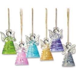 Glass Angels Ornaments