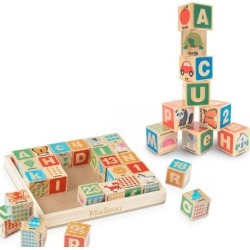 ABC 123 Wooden Blocks by Melissa & Doug®