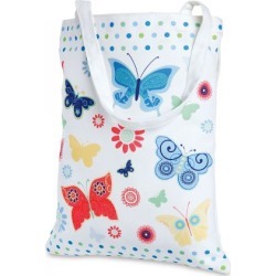 Butterflies Canvas Tote