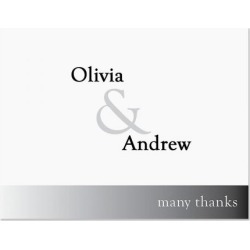 Ampersand Thank You Card