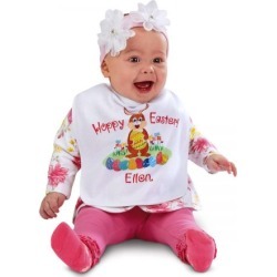 Happy Easter Bunny Bib