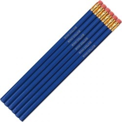 Royal Blue Personalized Pencils