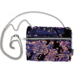 Velvet & Scattered Sequin Hip Bag