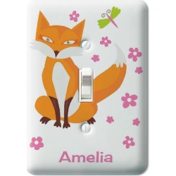 Fox Light Switch Cover