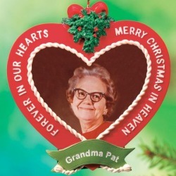 Memorial Heart Frame Photo Ornament