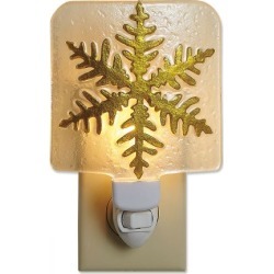 Gold Snowflake Night Light