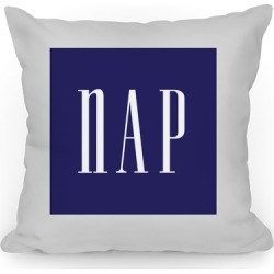 Nap Pillow Throw Pillow from LookHUMAN