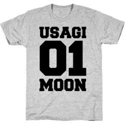 LookHUMAN Usagi: 01 Moon Gray Mens/Unisex Cotton T-Shirt - Size 2x-large found on Bargain Bro from LookHUMAN for USD $16.71