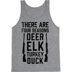 Four Hunting Seasons Tank Top from LookHUMAN