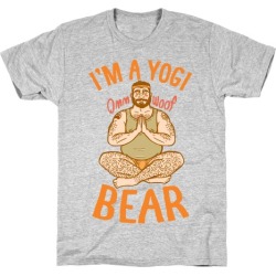 buy  I'm A Yogi Bear T-Shirt from LookHUMAN cheap online