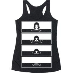 Sinking Girl Racerback Tank from LookHUMAN