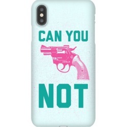Can You Not? (Pink Gun) Phone Case from LookHUMAN
