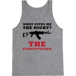 The Constitution (Gun Love) Tank Top from LookHUMAN