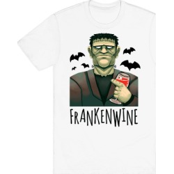 LookHUMAN Frankenwine White Mens/Unisex Cotton T-Shirt - Size Small found on Bargain Bro from LookHUMAN for USD $16.71