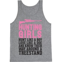 Hunting Girls Tank Top from LookHUMAN