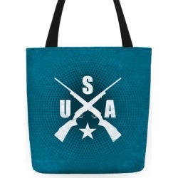 USA RIFLES Tote Bag from LookHUMAN