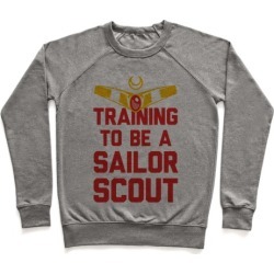 Training To Be A Sailor Scout Pullover from LookHUMAN