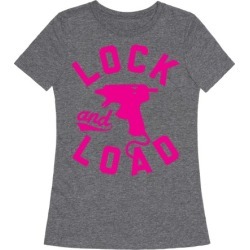 Lock And Load Glue Gun T-Shirt from LookHUMAN