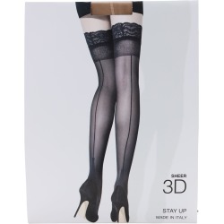 Back Seem & Heel Stay Up Stockings