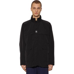 Nylon Windbreaker W/logo Patch