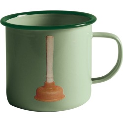 Plunger Printed Metal Mug