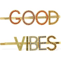 Good Vibes Double Hair Clips