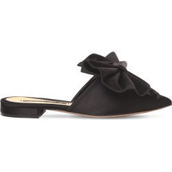 10mm Satin Mules W/ Bow