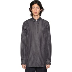 Long Pinstriped Techno Shirt