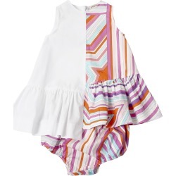 Cotton Poplin Dress & Diaper Cover