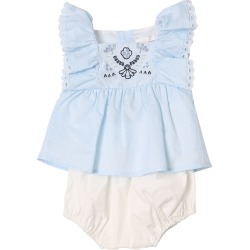 Cotton Oxford Top & Poplin Diaper Cover