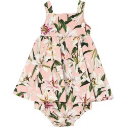 Lilium Print Interlock & Diaper Cover