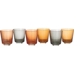 Library Set Of 6 Glass Tumblers