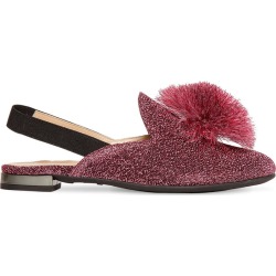 Powder Puff Lurex & Leather Loafers