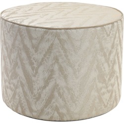 Reunion Cotton Blend Jacquard Pouf