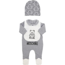 Cotton Interlock Romper, Hat & Bib