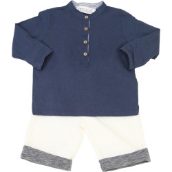 Cotton Linen Blend Shirt & Pants