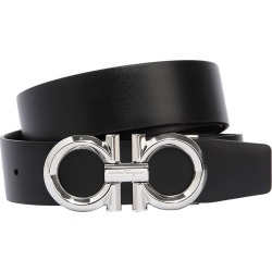 35mm Reversible Diamond Leather Belt