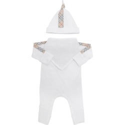 Cotton Interlock Romper, Bib & Hat