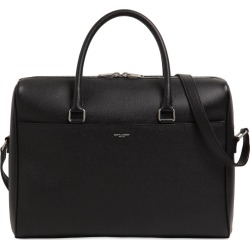Grained Leather Business Bag