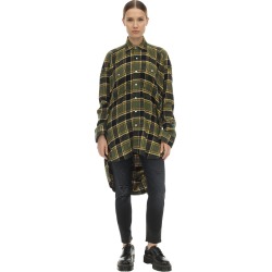 Check Plaid Highlow Work Shirt