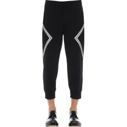 Varsity Stripe Bonded Neoprene Pants