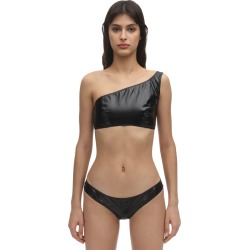 Arden One Shoulder Nylon Bikini Set